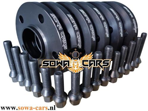 ZWARTE Spacers AUDI A4 A5 A6 A7 A8 Q5 5x112 Spoorverbreders, Auto-onderdelen, Banden en Velgen, Nieuw, Ophalen of Verzenden