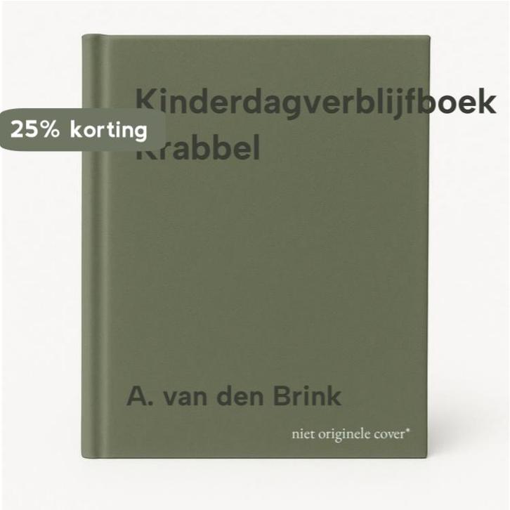 Kinderdagverblijfboek Krabbel 9789080569027 A. van den Brink, Boeken, Zwangerschap en Opvoeding, Gelezen, Verzenden