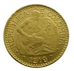 Colombia. 5 Pesos 1919, Postzegels en Munten, Munten | Europa | Niet-Euromunten