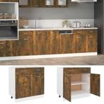 vidaXL Onderkast met lade Lyon 80x46x81,5cm bewerkt hout, Huis en Inrichting, Verzenden, Nieuw