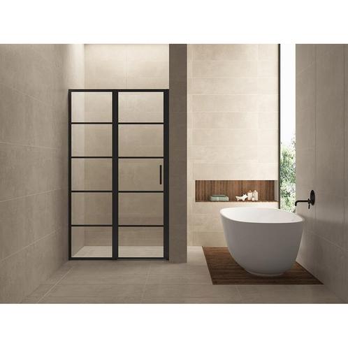 Nisdeur Wiesbaden Horizon met Vast Paneel 120x200 cm 8 mm, Doe-het-zelf en Bouw, Sanitair, Douche, Nieuw, Ophalen of Verzenden