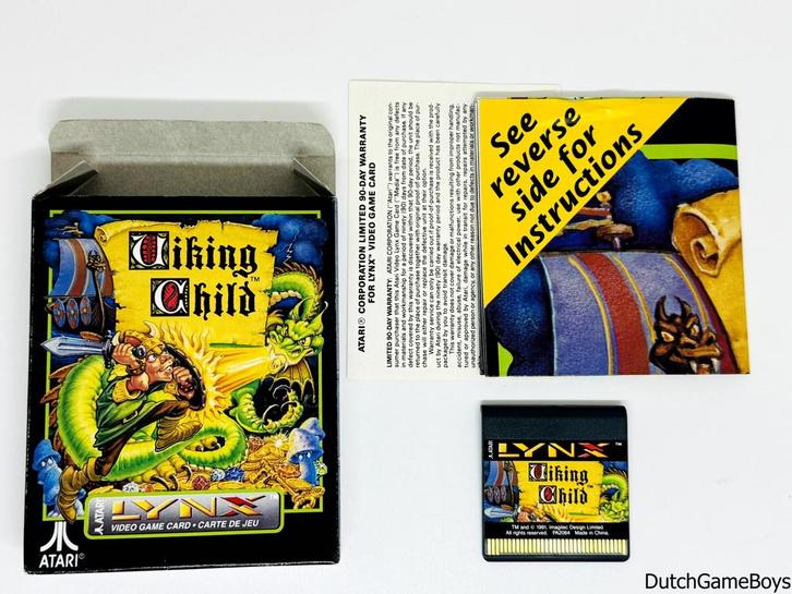Atari Lynx - Viking Child, Games en Spelcomputers, Spelcomputers | Atari, Gebruikt, Verzenden