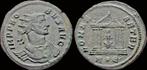 276-282ad Roman Probus Ae antoninianus Roma seated in tem..., Verzenden