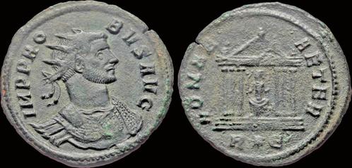 276-282ad Roman Probus Ae antoninianus Roma seated in tem..., Postzegels en Munten, Munten en Bankbiljetten | Verzamelingen, Verzenden
