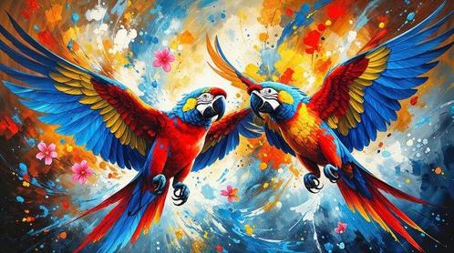 LuisonArt - Danza di Smeraldi - XXL, Antiek en Kunst, Kunst | Schilderijen | Modern
