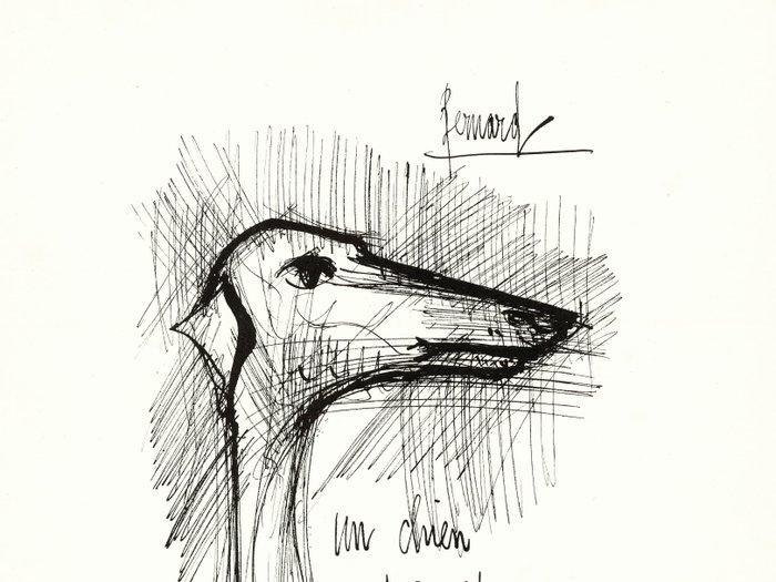 Bernard Buffet (1928-1999) - Un chien, Antiek en Kunst, Antiek | Overige Antiek