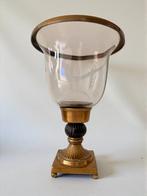 Bronze Hurricane Windlight – 1950s - Lantaarn - Brons