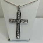 Ketting met hanger - 18 karaat Witgoud Diamant (Natuurlijk)