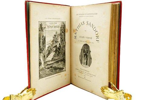 Jules Verne - Mathias Sandorf - 1885, Antiek en Kunst, Antiek | Boeken en Manuscripten