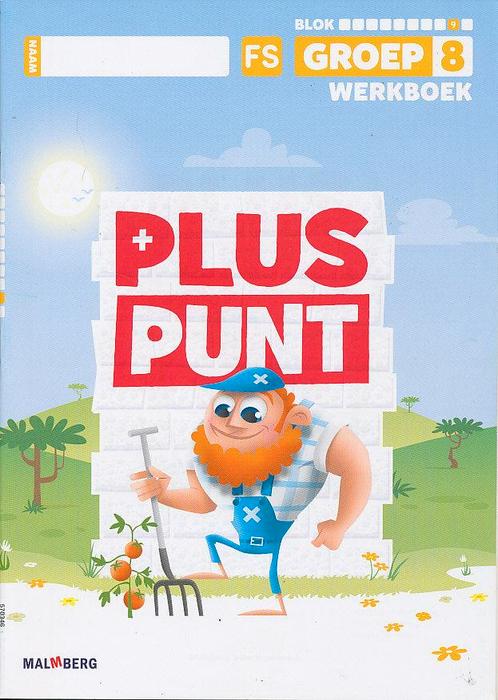 Pluspunt versie 4 Werkboek blok 9 groep 8 FS (per stuk), Livres, Livres scolaires, Envoi