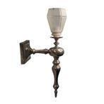 Wandkandelaar - Metaal - Een paar gepolijste metalen