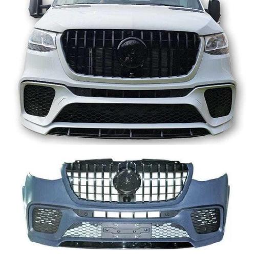 Voorbumper voor mercedes sprinter w907 2019+ zwarte grill, Auto-onderdelen, Carrosserie