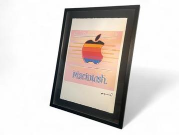Veiling - Andy Warhol Gesigneerde Litho: Macintosh Logo (76/ beschikbaar voor biedingen