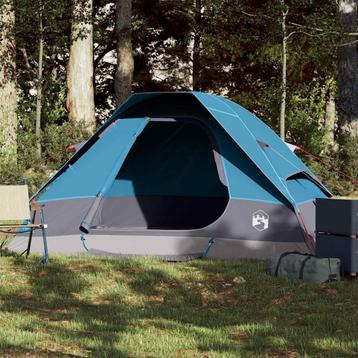 vidaXL Koepeltent 2-persoons waterdicht blauw, Verzenden, Nieuw