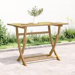 vidaXL Table pliable de jardin 110x55x75 cm bois, Neuf, Verzenden