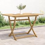 vidaXL Table pliable de jardin 120x70x75 cm bois, Verzenden