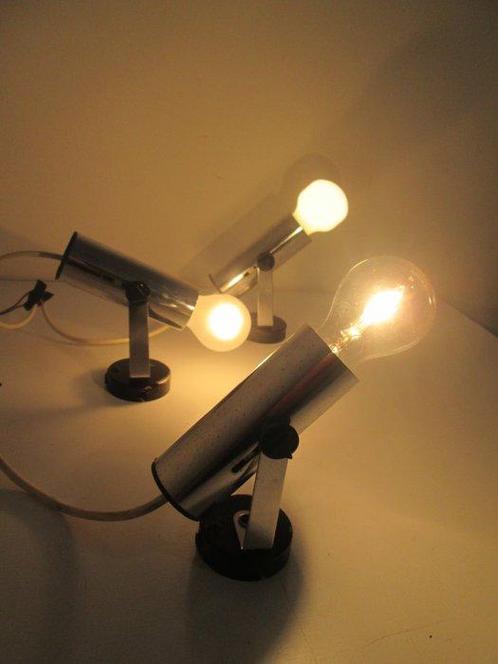 Projecteur - chrome ferro - Tre faretti - lampe, Antiek en Kunst, Kunst | Designobjecten