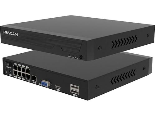 Foscam FN9108HE - 8-kanaals NVR - 5MP - PoE - Zwart, Huis en Inrichting, Woonaccessoires | Overige, Zo goed als nieuw, Verzenden