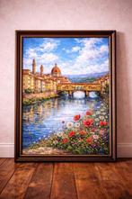 Jean Claude Dery - Paysage urbain de Florence en acrylique