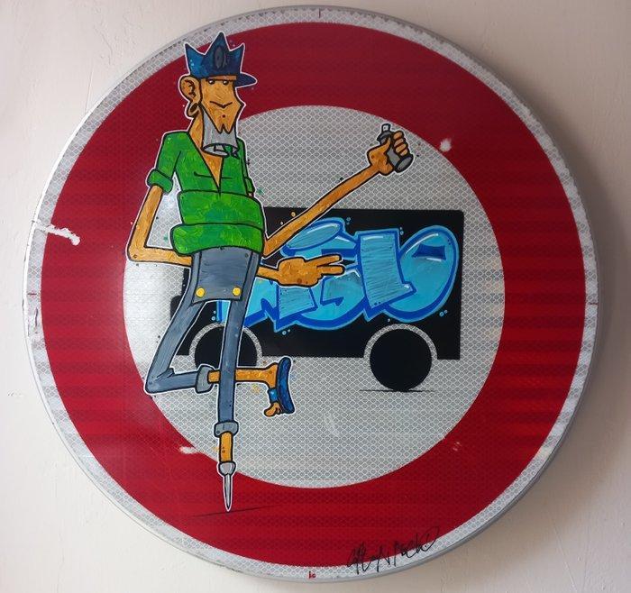 Captain Niglo (1982) - Niglo B-Boy 24, Antiek en Kunst, Kunst | Schilderijen | Modern