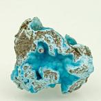Turquoise Hemimorphite – uitstekende kleur Kristallen op, Verzamelen, Mineralen en Fossielen