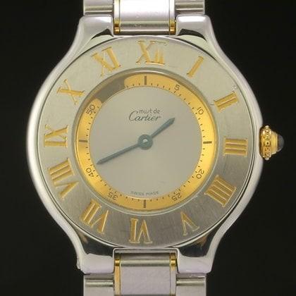 Cartier 21 Must de Cartier 1340 uit 1990, Handtassen en Accessoires, Horloges | Dames, Verzenden