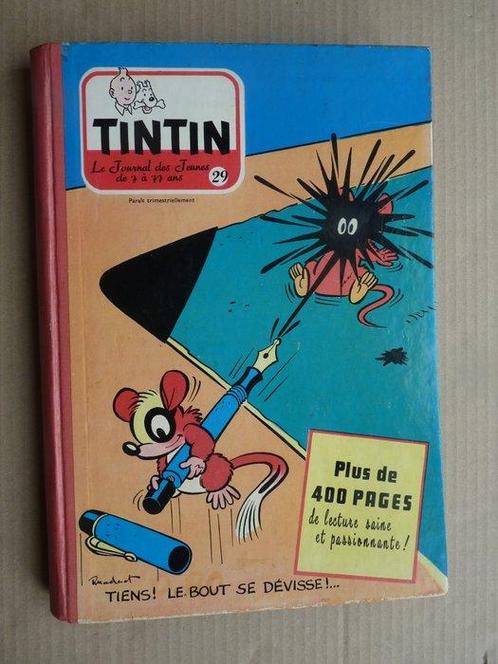 Tintin (magazine) - Recueil N°29 - 1 Album - Eerste, Boeken, Stripverhalen