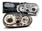 Angel Eyes koplampen Chrome geschikt voor VW Golf 4, Autos : Pièces & Accessoires, Verzenden