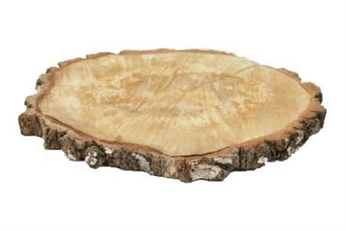 Boomstamschijf Berkenschijf 35 cm Natural, Hobby en Vrije tijd, Knutselen, Nieuw