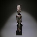 Oud-Egyptisch Brons God Amun-Ra. 26 cm H. Late Periode, 664
