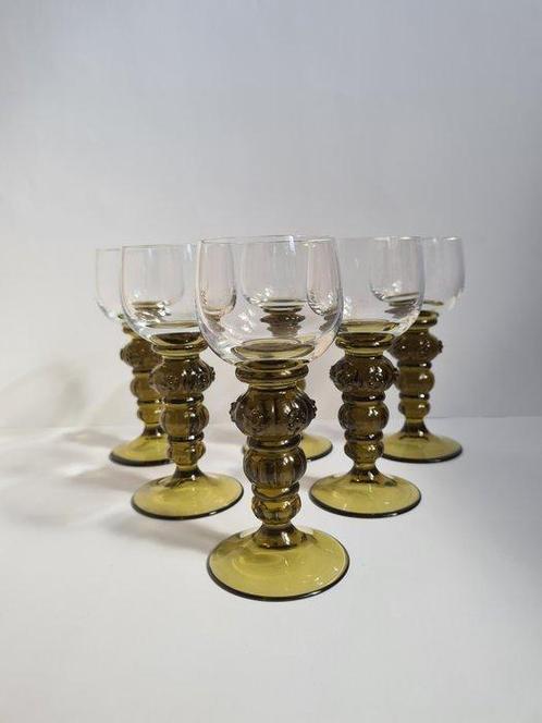Drinkservies - Glas - Wijnglazen, Roemers, Antiek en Kunst, Antiek | Meubels | Tafels