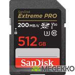 SanDisk Extreme PRO 512GB SDXC Geheugenkaart, Verzenden