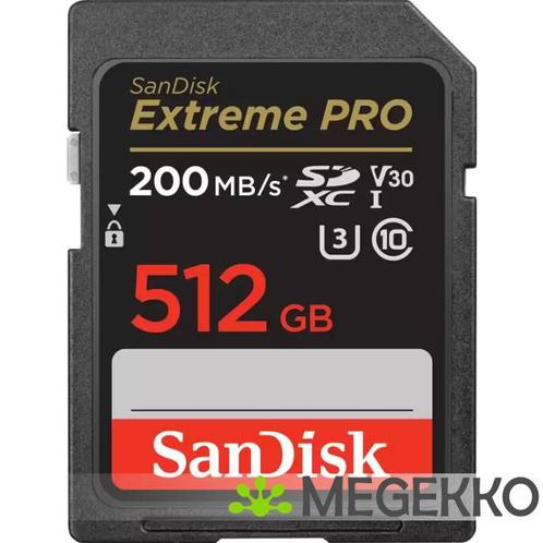 SanDisk Extreme PRO 512GB SDXC Geheugenkaart, Computers en Software, Overige Computers en Software, Nieuw, Verzenden