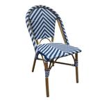 Stoelen | Rotan/Aluminium | Blauw | Houtlook Frame |, Verzenden, Nieuw in verpakking