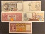 Italie. - 5 banconote Lire - anni vari  (Sans Prix de