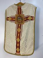 Relikwie - Zijde, Katoen - 1850-1900 - Kazuifel met Lam van, Antiek en Kunst