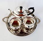 Ontbijtservies - Elegant Silver-Plated Breakfast Set -