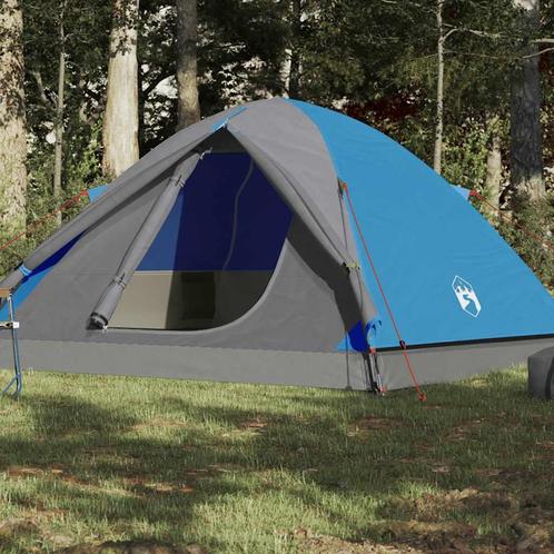 vidaXL Koepeltent 6-persoons waterdicht blauw, Caravans en Kamperen, Tenten, Nieuw, Verzenden