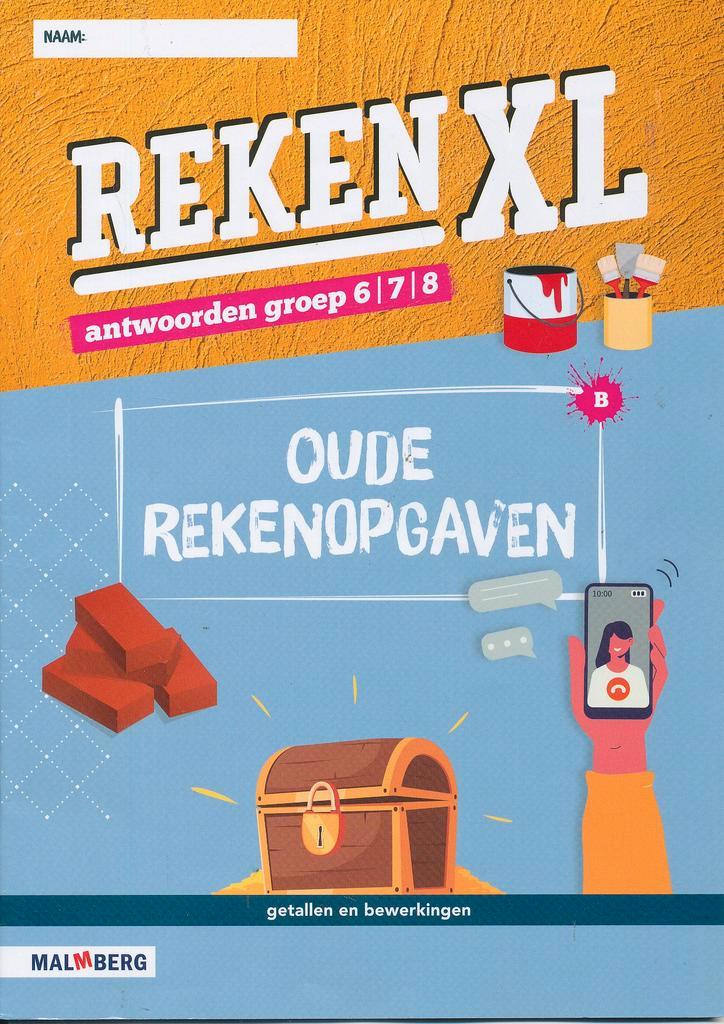 RekenXL Antwoordenboek Oude rekenopgaven groep 6/7/8, Boeken, Schoolboeken, Verzenden