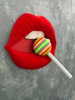 KIRAS - BOCCA PROVOCO ROSSA VELLUTO VERSIONE GRANDE (30CM)