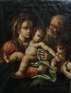 Scuola napoletana (XVIII) - Sacra famiglia con San
