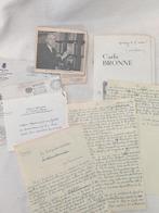 Carlo Bronne - Poèmes choisis et ensemble de documents et