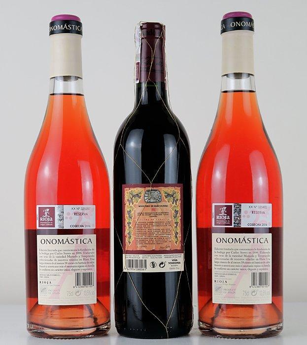 2009 R. López de Heredia, Viña Tondonia & 2016 Carlos, Verzamelen, Wijnen
