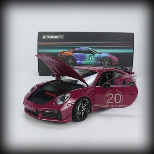 MINICHAMPS schaalmodel 1:18 Porsche 911 (992) Turbo S 2021, Hobby & Loisirs créatifs, Voitures miniatures | 1:18, Enlèvement ou Envoi