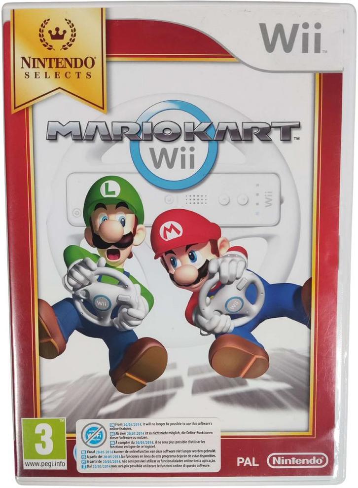 Mario Kart Wii-Excl. Wheel Nintendo Selects Frans (Wii), Games en Spelcomputers, Games | Nintendo Wii, Ophalen of Verzenden
