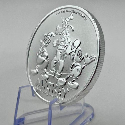 Niue. 2 Dollars 2025 Disney: Mickey & Friends – 1 oz Silver, Postzegels en Munten, Munten | Europa | Niet-Euromunten