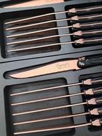 Laguiole - 12x Steak Knives - Copper Red - Style de -