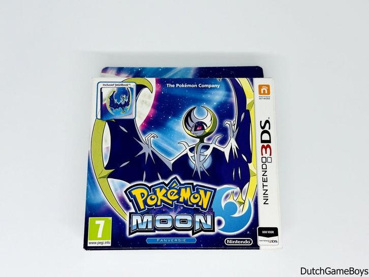 Nintendo 3DS - Pokemon Moon - Fan Edition - HOL, Games en Spelcomputers, Games | Nintendo 2DS en 3DS, Gebruikt, Verzenden