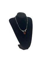 Zilver, Barsteen - Ketting met hanger, Antiek en Kunst