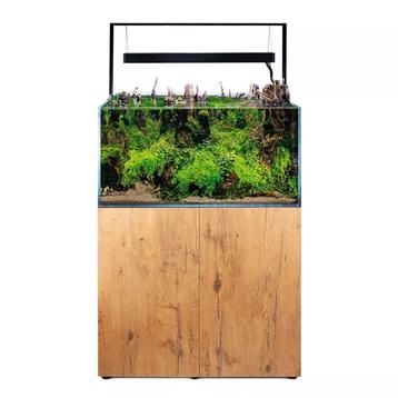 Osaka Ultrascape zwart 90x60x45cm aquarium + 4x LED verlicht, Ophalen of Verzenden, Leeg aquarium